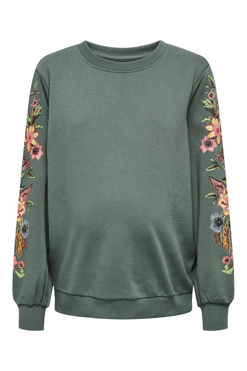 women'secret Sudadera premamá con detalle en mangas