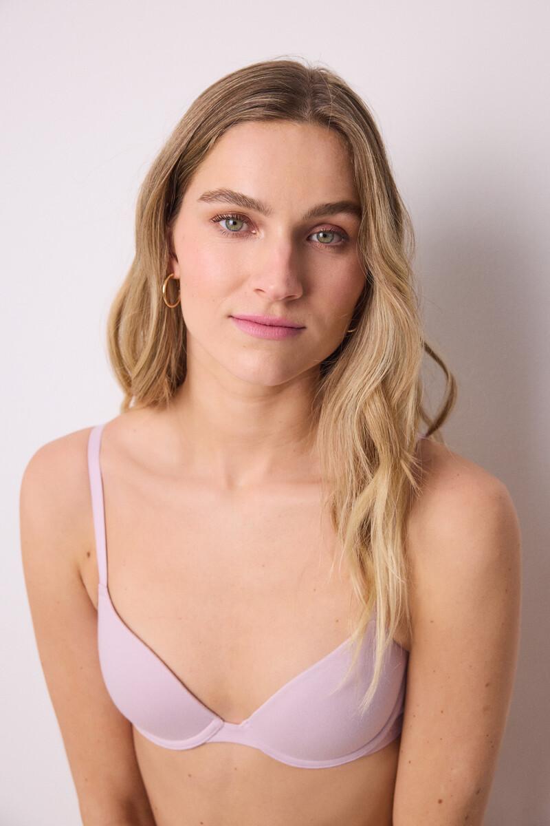 Women'secret Sujetador Clásico BEAUTIFUL Algodón Rosa