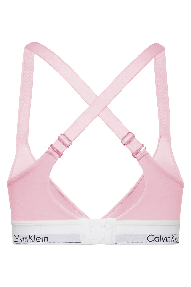 Women'secret Sujetador Con Relleno Logo Calvin Klein Rosa