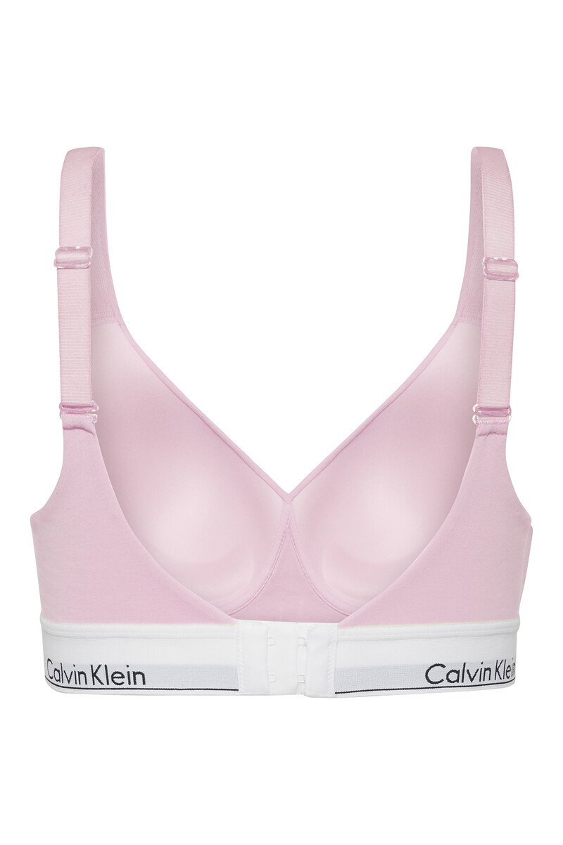 Women'secret Sujetador Con Relleno Logo Calvin Klein Rosa