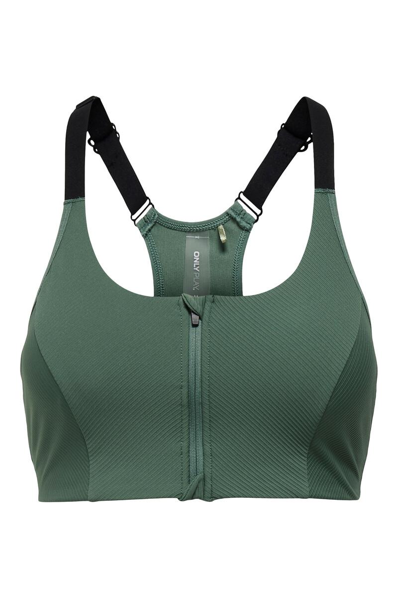 women'secret Sujetador deportivo cremallera delantera