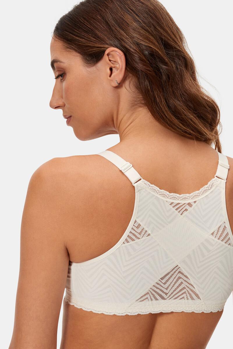 Women'secret Sujetador Postural Blanco Sin Aros Cierre Delantero