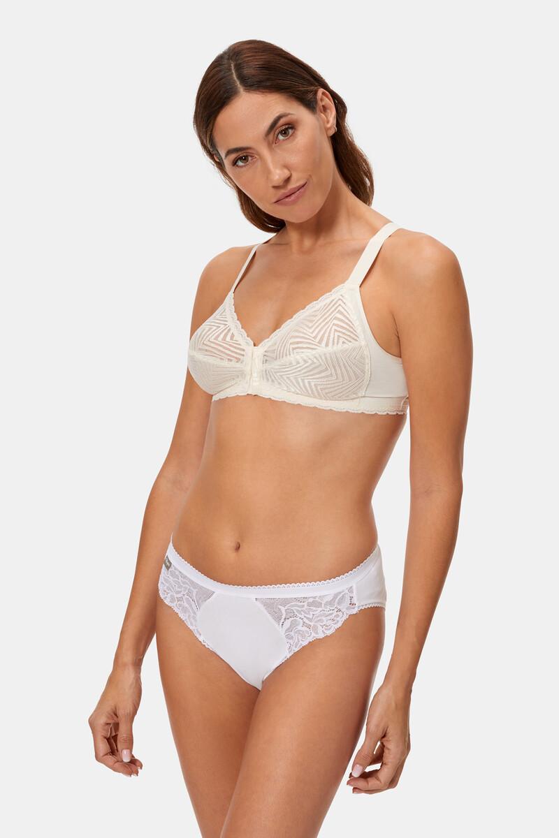 Women'secret Sujetador Postural Blanco Sin Aros Cierre Delantero