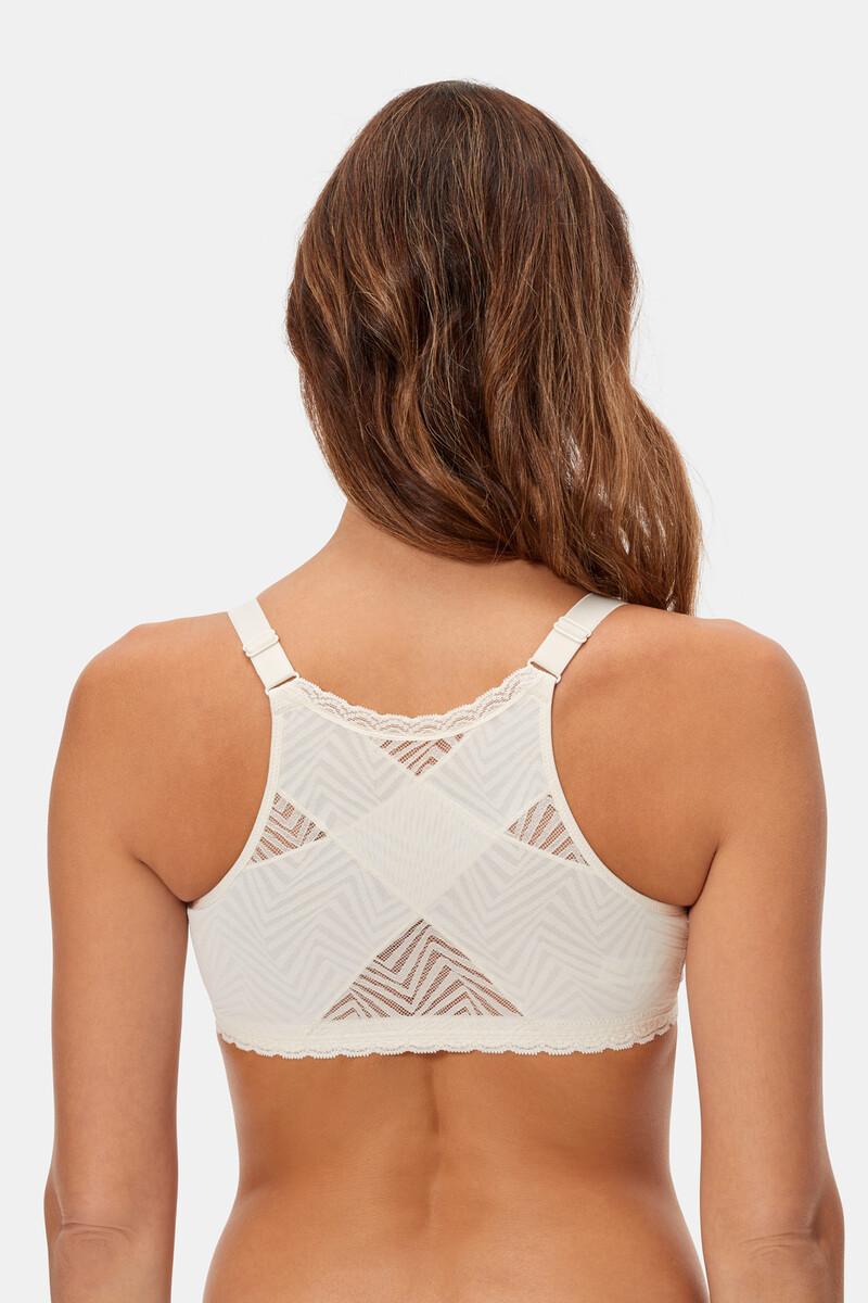 Women'secret Sujetador Postural Blanco Sin Aros Cierre Delantero