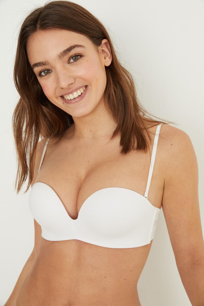 Women'secret SUPERB Sujetador Sin Tirantes Súper Push Up Microfibra