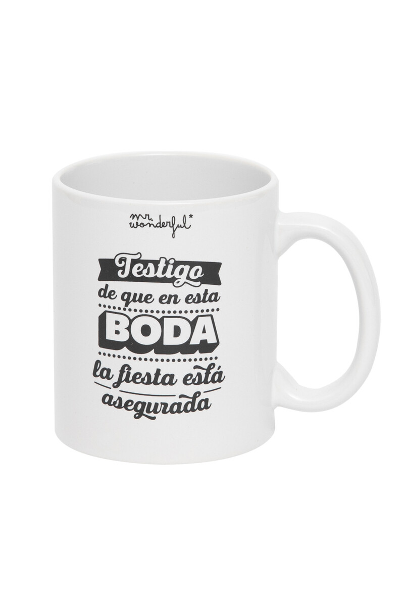 women'secret Taza Iconic - Testigo de que en esta boda la fiesta está asegurada