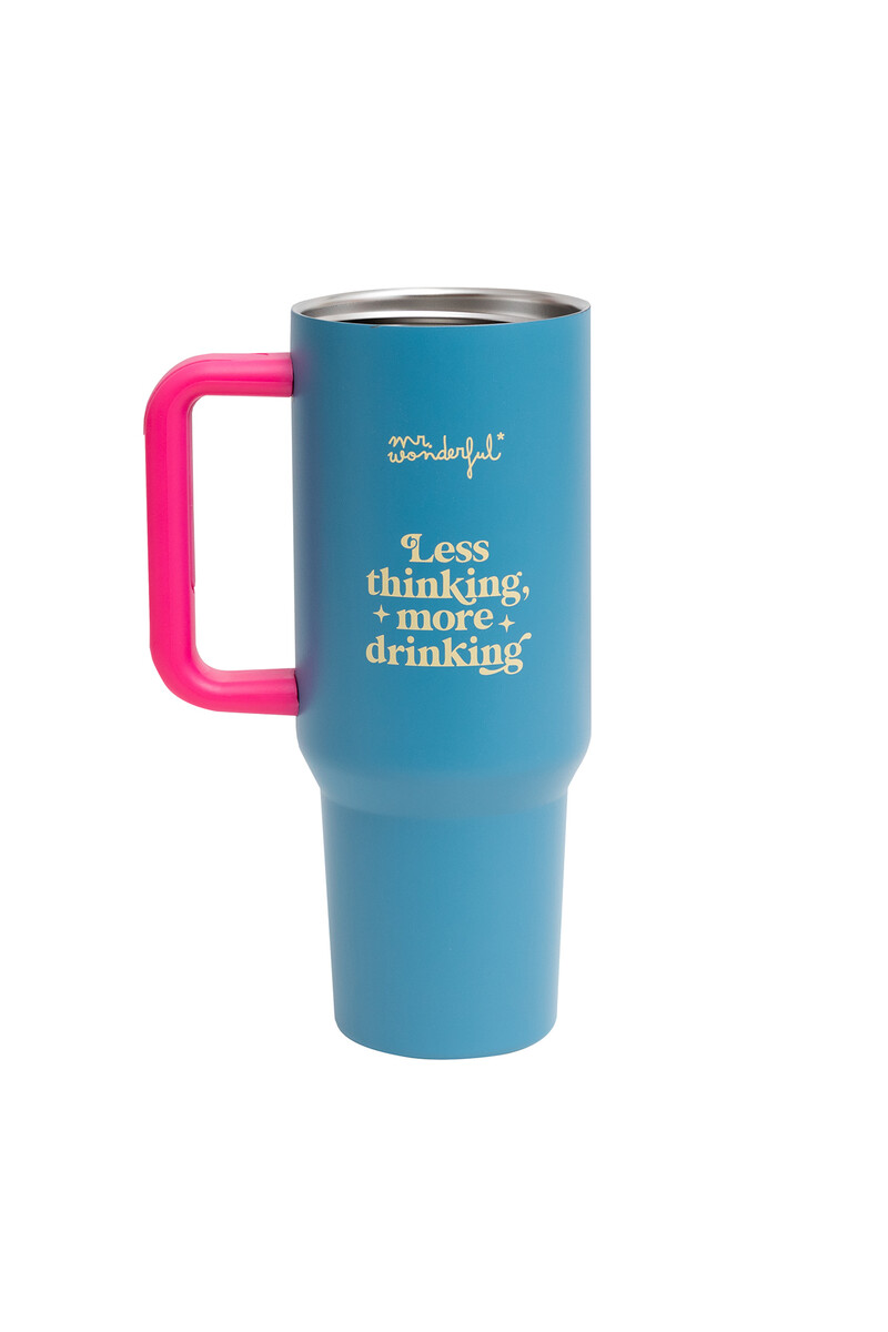 Women'secret Taza Take Away Térmica - Less Thinking More Drinking