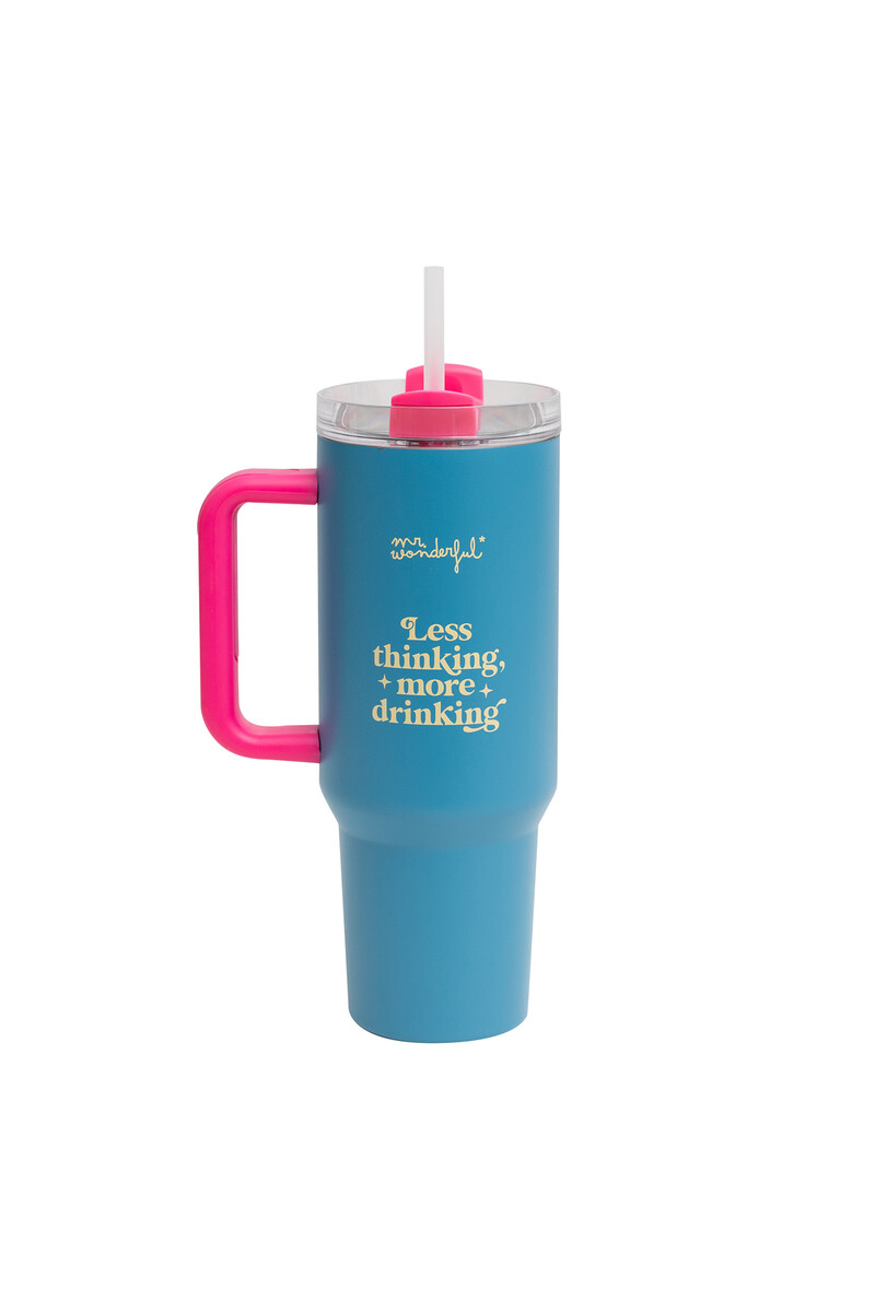 women'secret Taza take away térmica - Less thinking more drinking