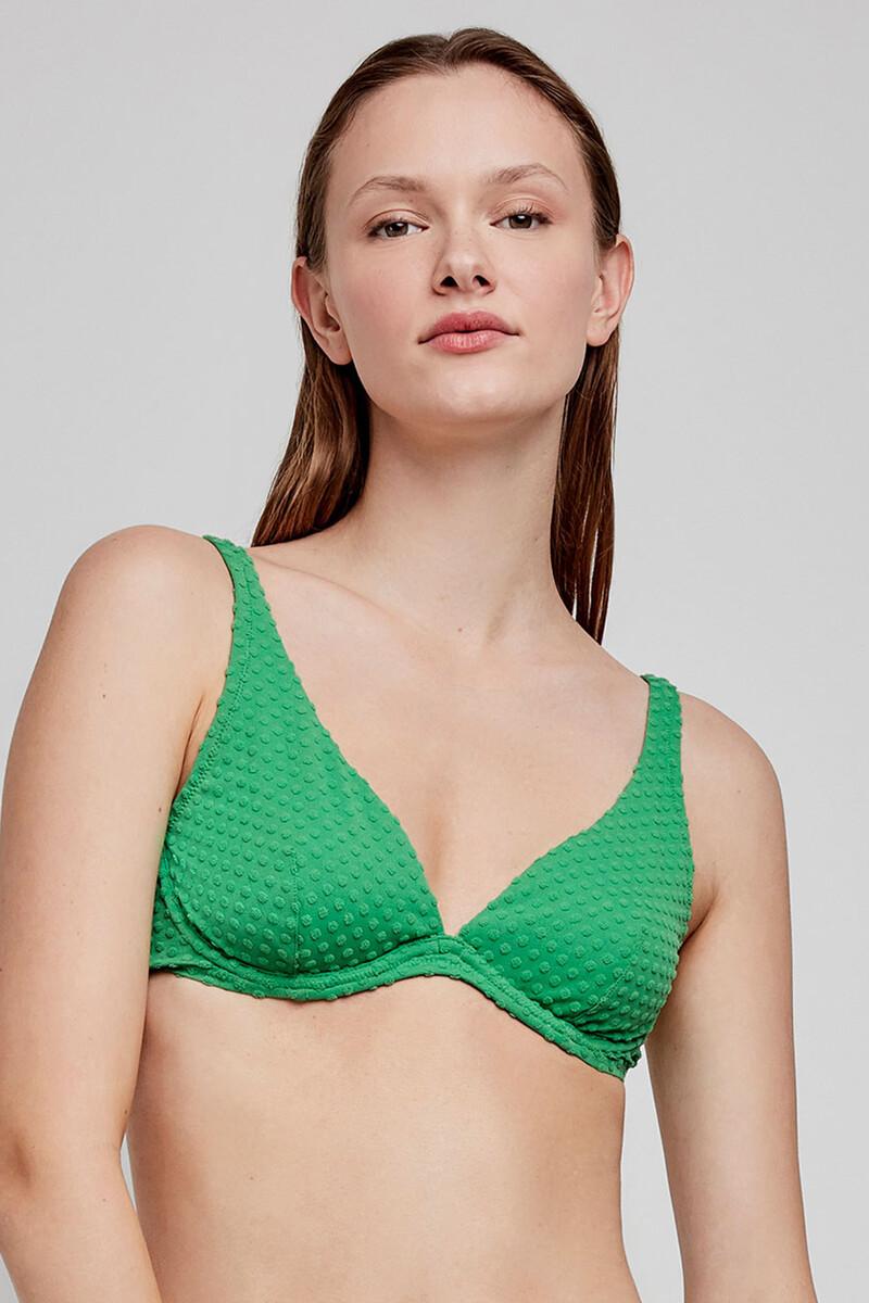 women'secret Top bikini capacidad sin relleno negro