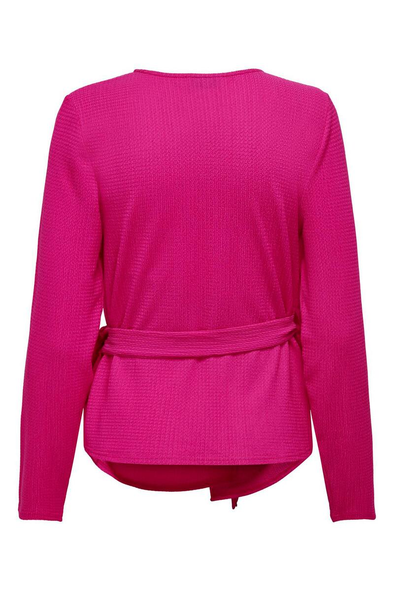 Women'secret Top De Cierre Cruzado Y Cierre Con Cinturón Lazada Lateral