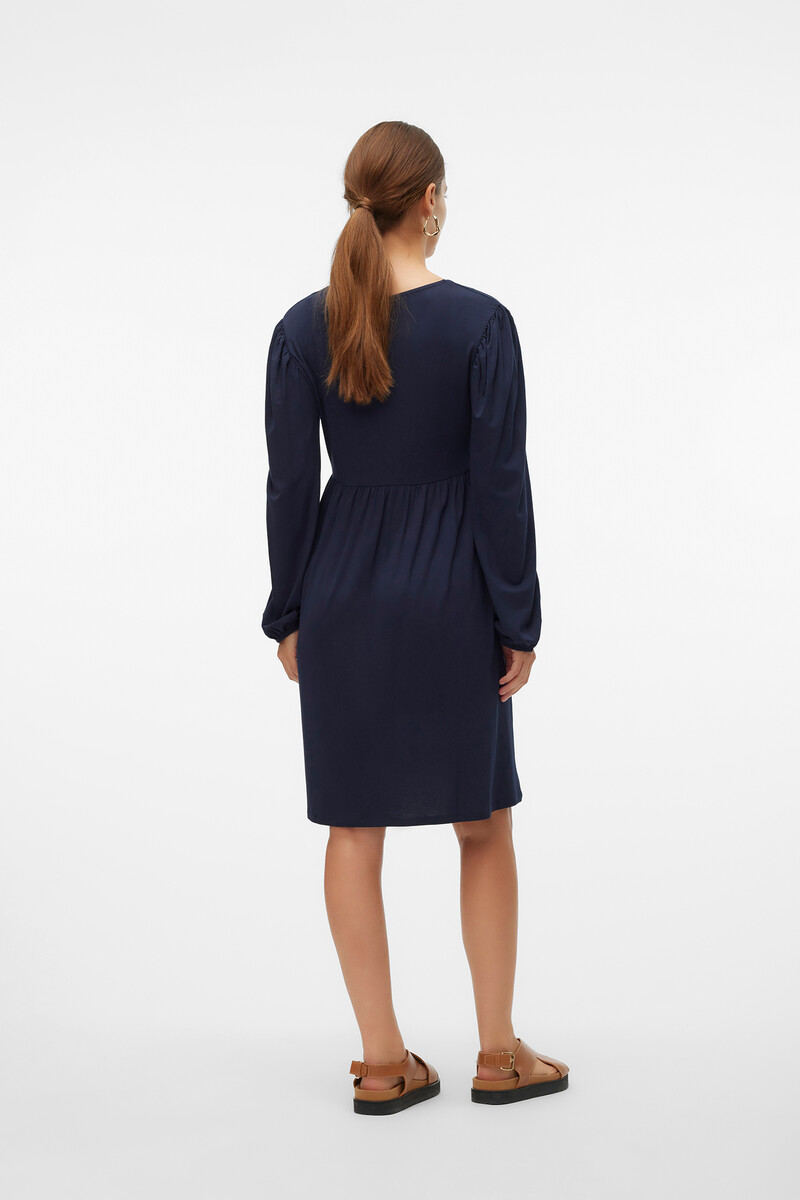 Women'secret Vestido Corto Manga Larga Maternity Y Lactancia