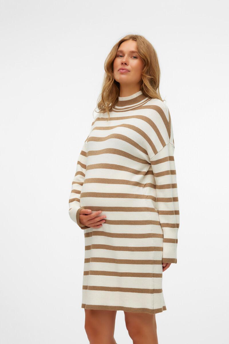Women'secret Vestido De Punto De Cuello Vuelto Maternity