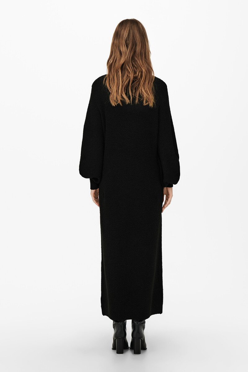 Women'secret Vestido De Punto Premamá Con Mangas Abullonadas Largo