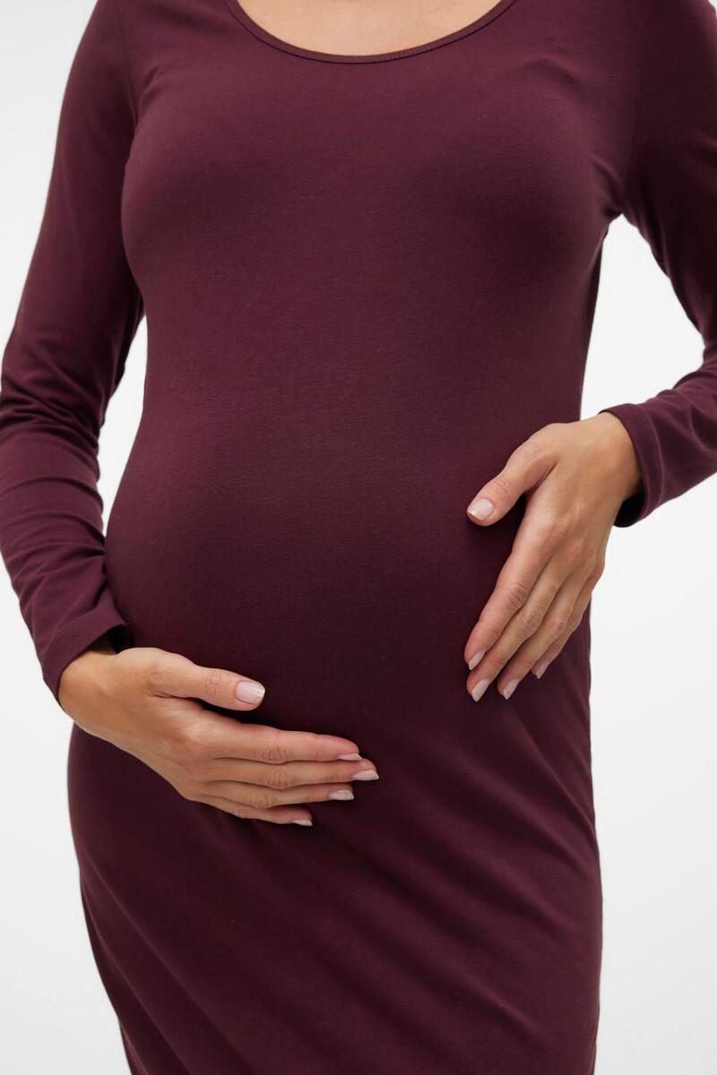 Women'secret Vestido Largo De Manga Larga Maternity