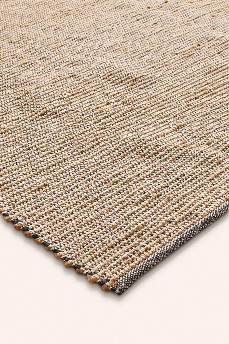 Women'secret Alfombra De Algodón Negro Y Yute West
