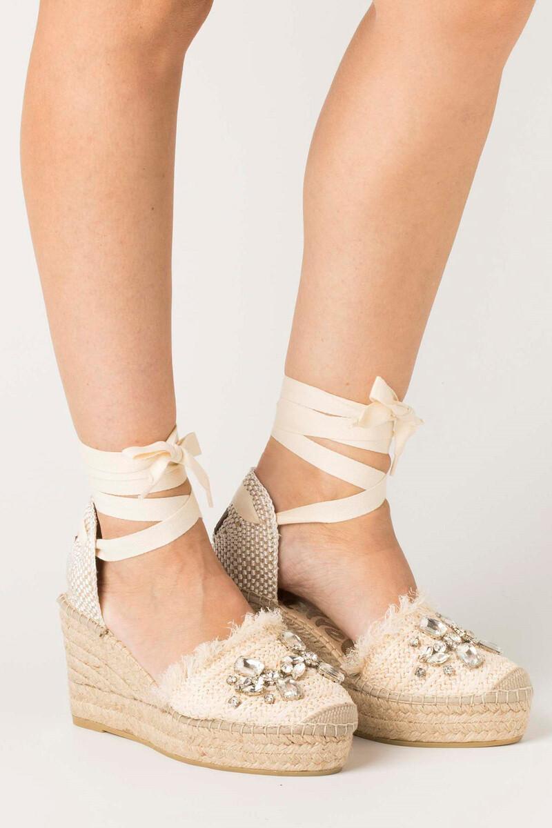 women'secret Alpargata cuña de yute