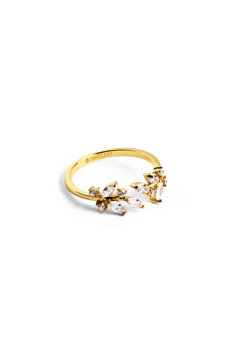 Women'secret Anillo Buganvilla White Oro