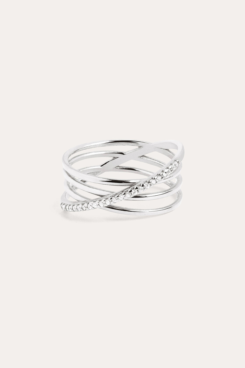 Women'secret Anillo Comete Plata