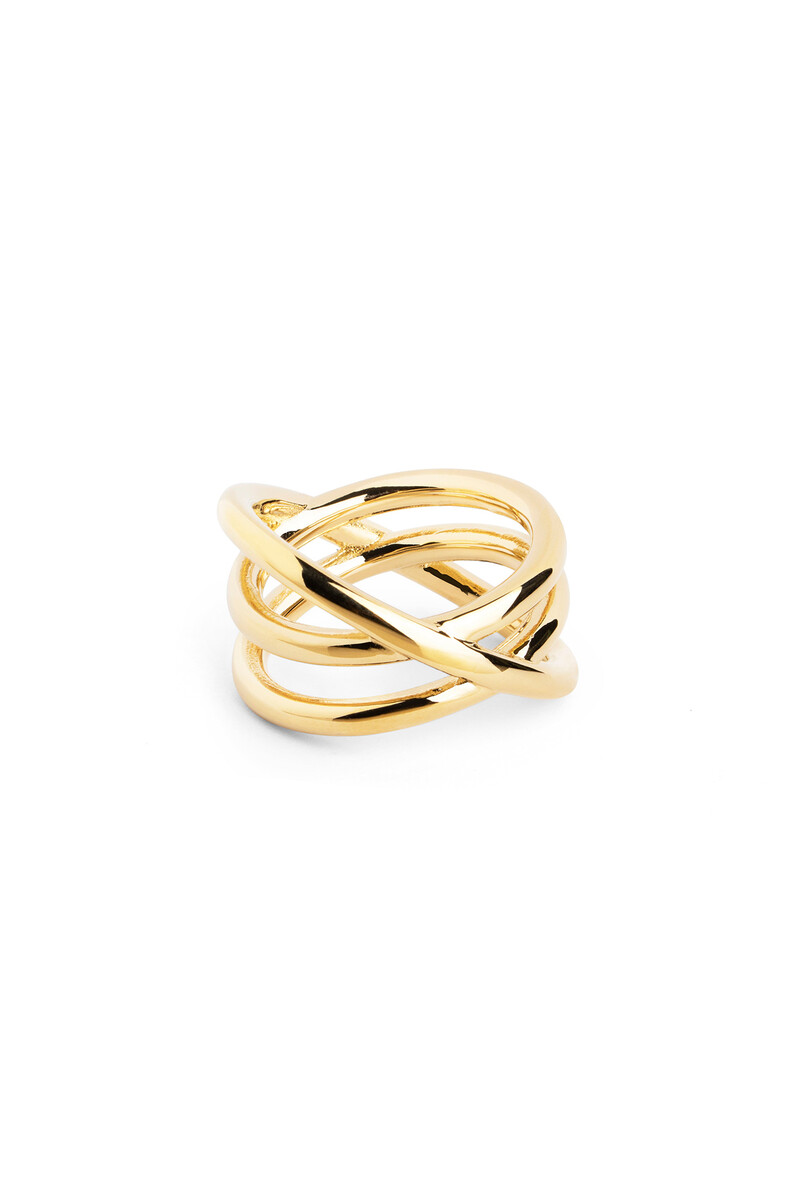 Women'secret Anillo Single Spark Plata