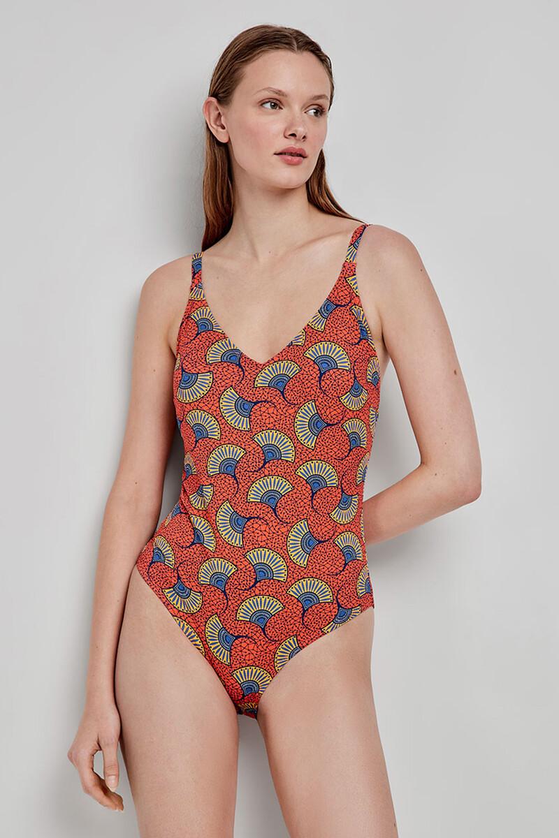 Women'secret Bañador Plus Size Estampado Tribal