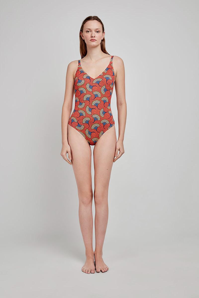Women'secret Bañador Plus Size Estampado Tribal