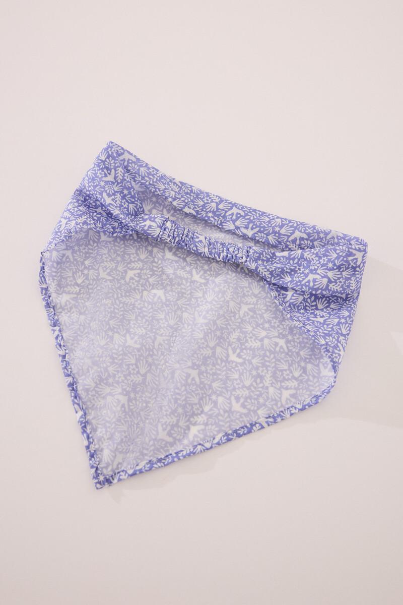Women'secret Bandana Pelo Estampado Azul