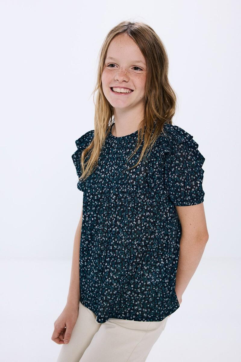 women'secret Blusa flores niña