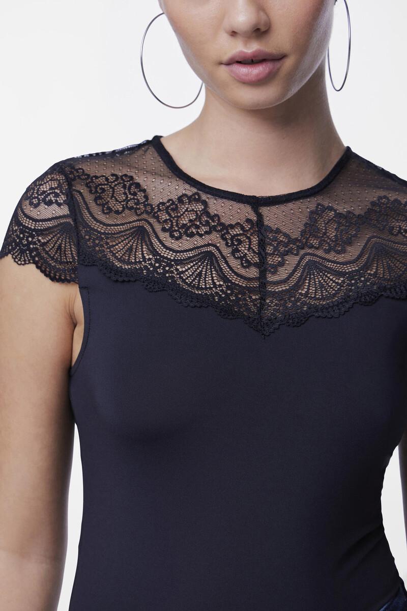 Women'secret Body Con Escote Lencero Y Manga Corta