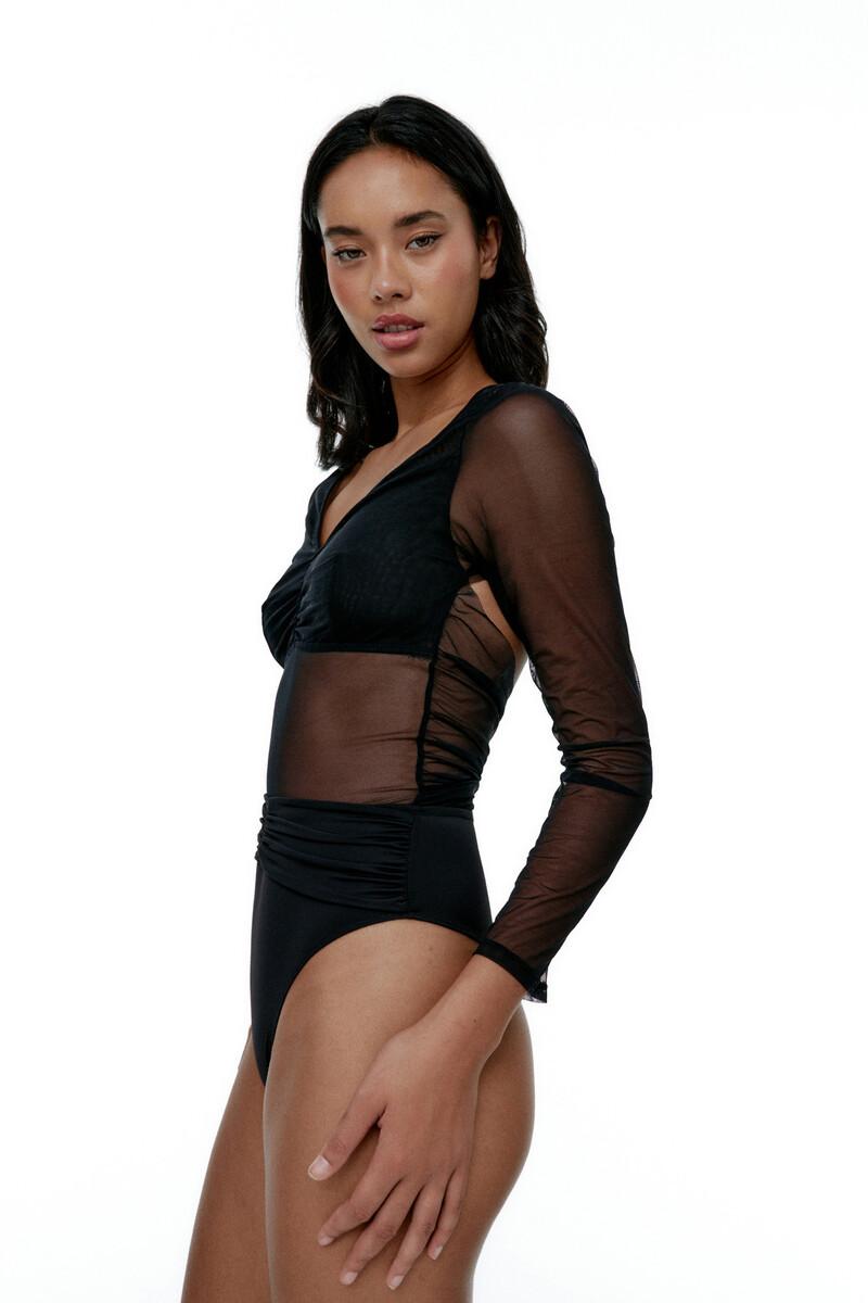 Women'secret Body Long Sleeve Diana - Black