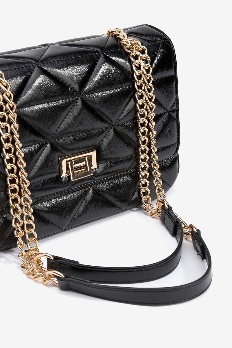 Women'secret Bolso Acolchado Efecto Charol