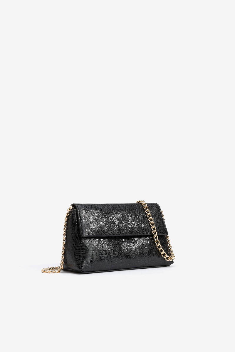 Women'secret Bolso De Fiesta Efecto Piel Charol