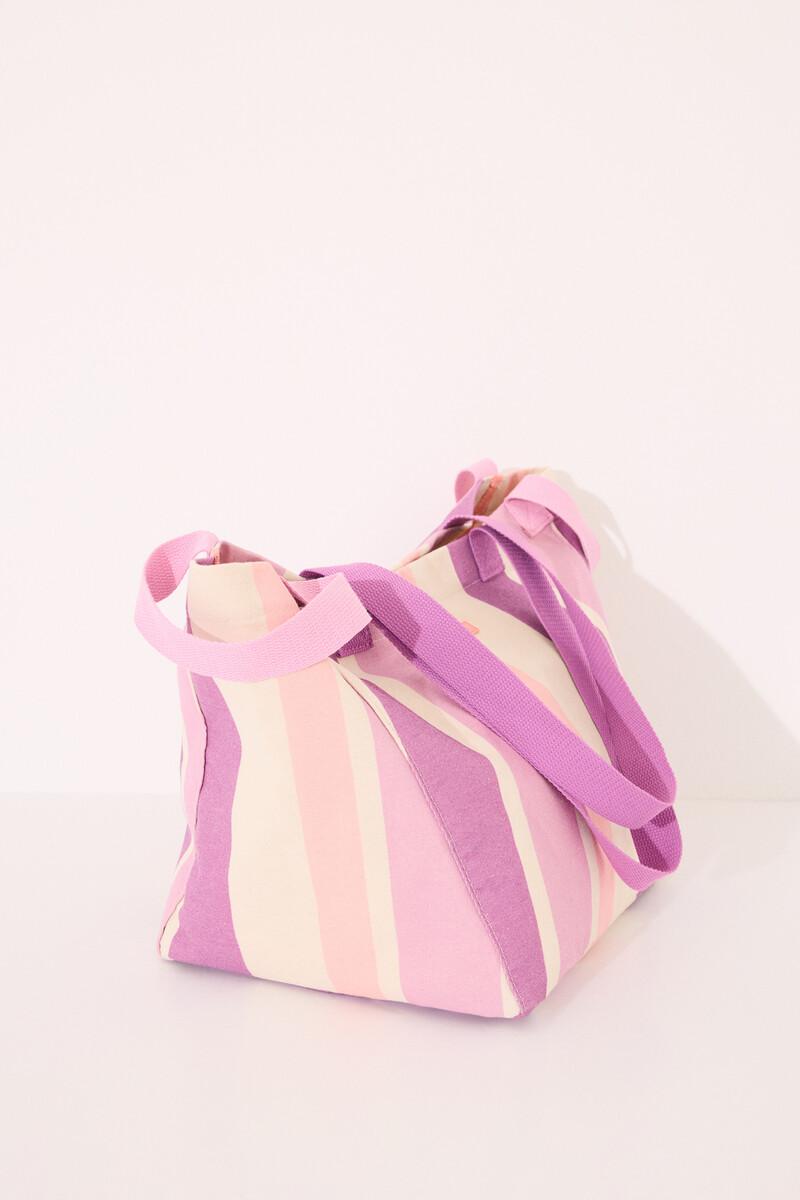 Women'secret Bolso Grande Canva Y Rafia