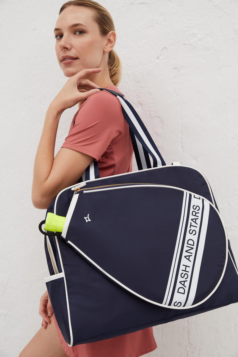 Women'secret Bolso Pádel Efecto Piel Azul Marino