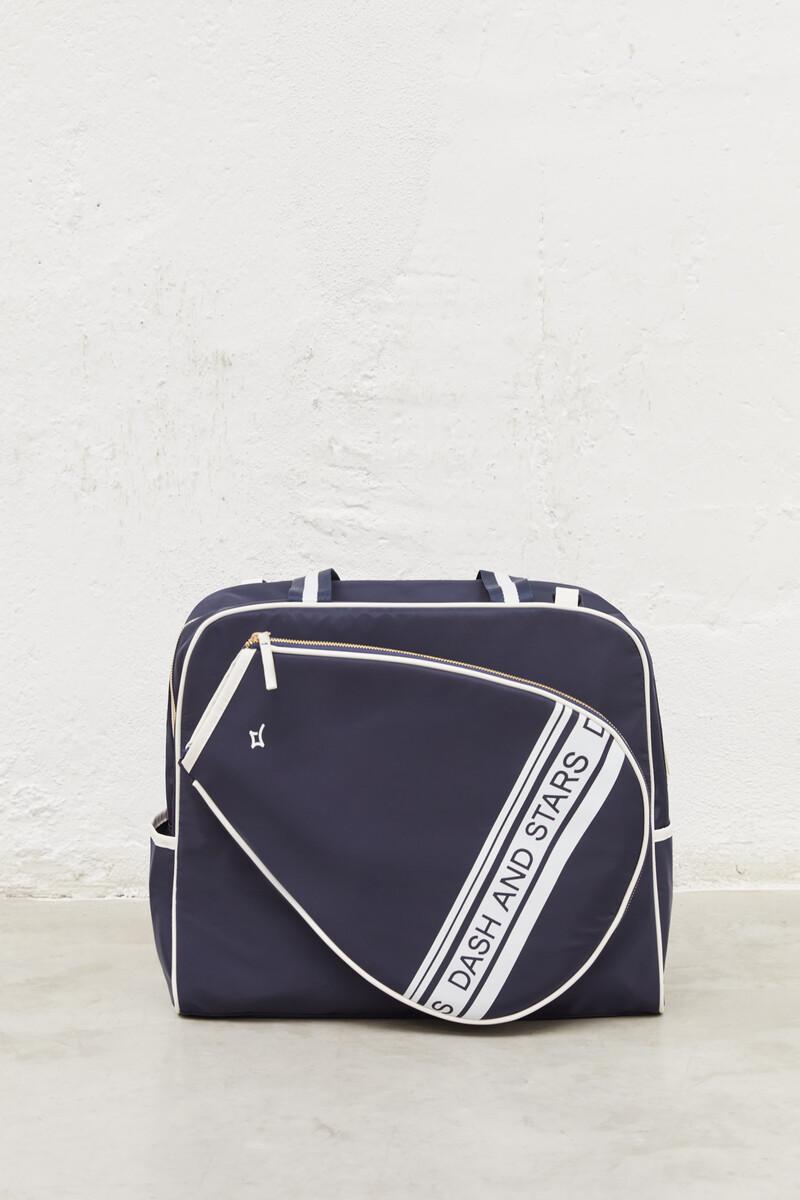 Women'secret Bolso Pádel Efecto Piel Azul Marino