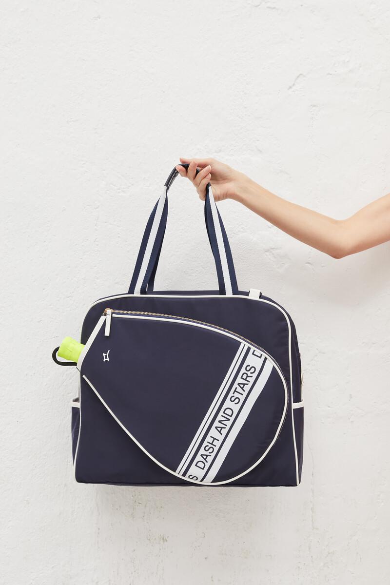 women'secret Bolso pádel efecto piel azul marino