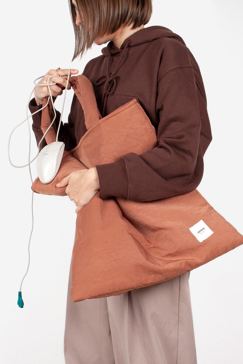 women'secret Bolso Tote Nylon Acolchado