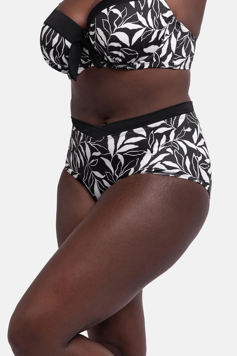 Women'secret Braga Alta Estampado Negro