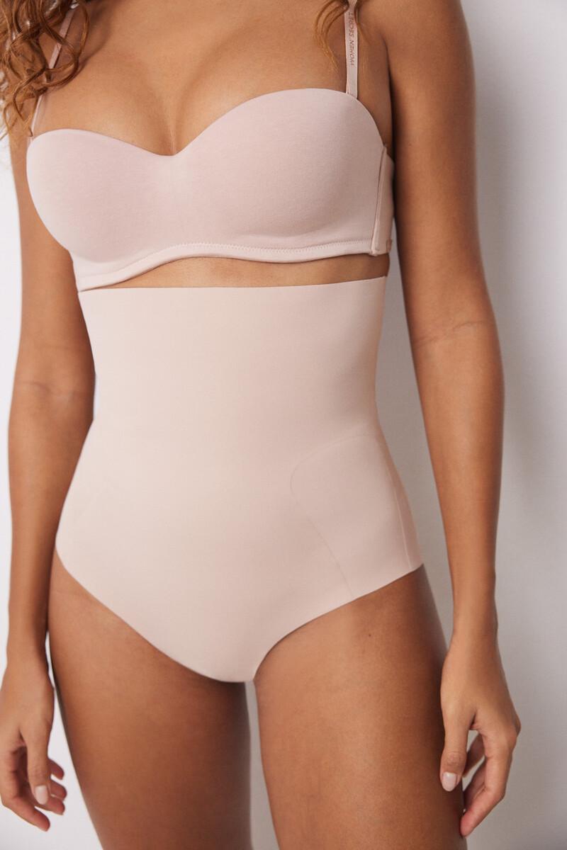 Women'secret Braga Alta Reductor Y Push Up Nude