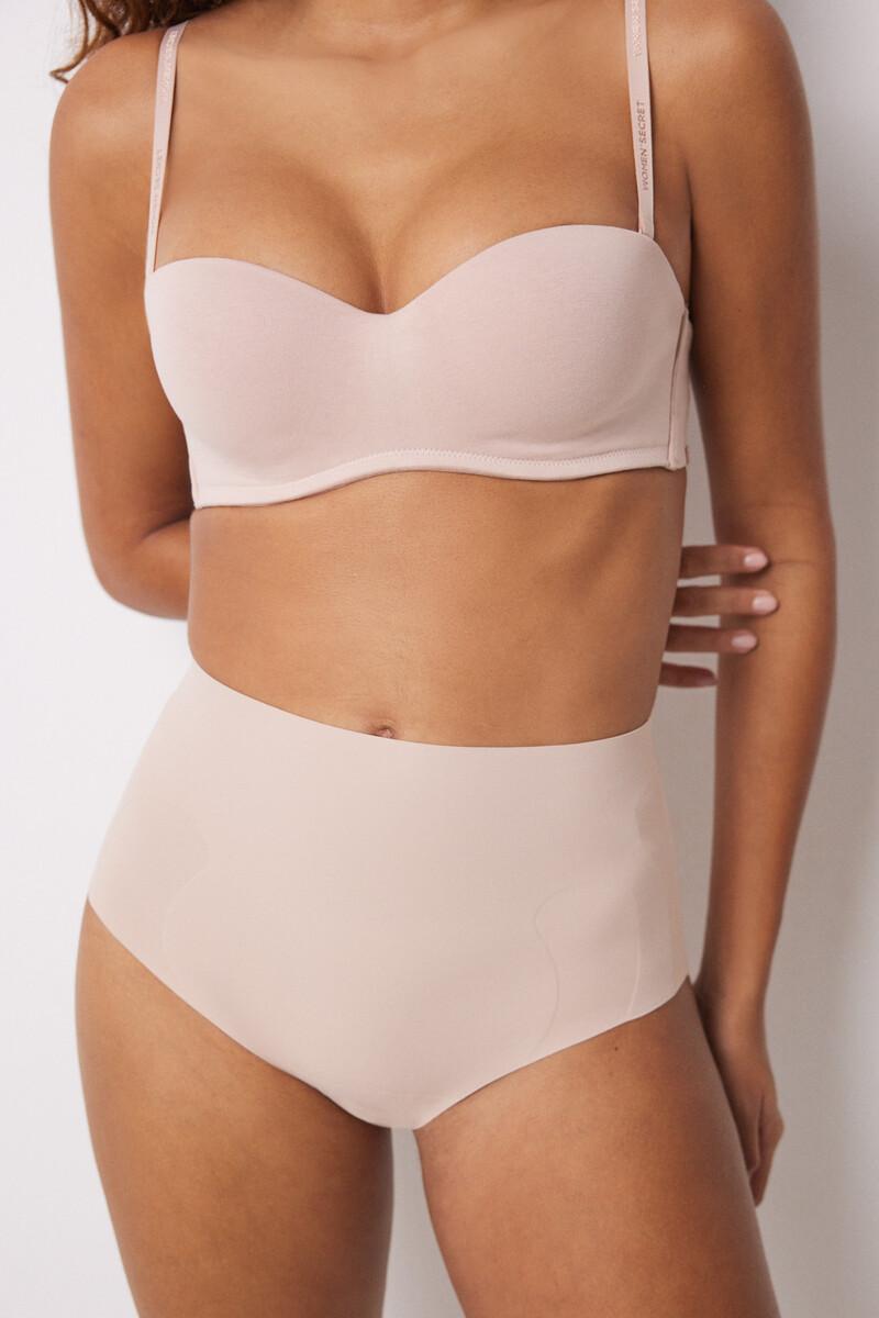 Women'secret Braga Alta Reductor Y Push Up Nude