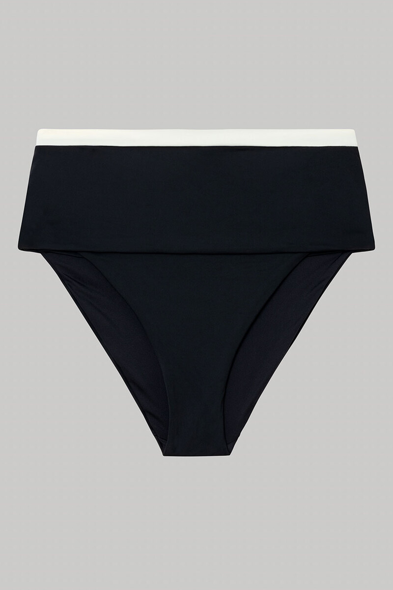 Women'secret Braga Bikini Alta Multiposición Negra