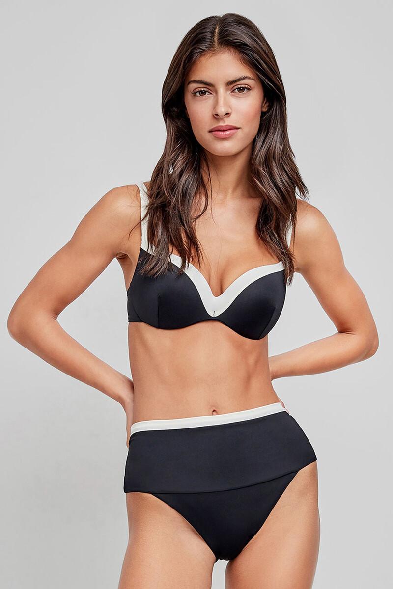 women'secret Braga bikini alta multiposición negra