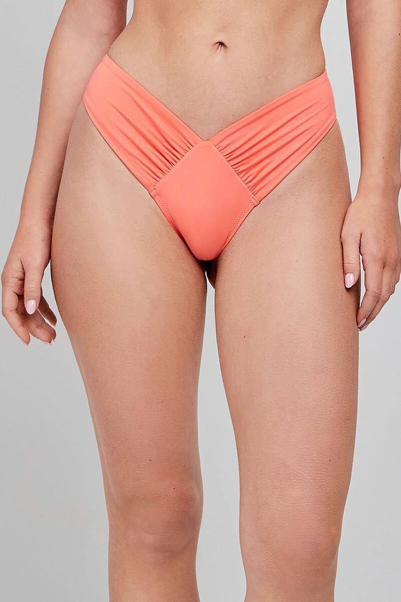 Women'secret Braga Bikini Brasileña Corte V Coral