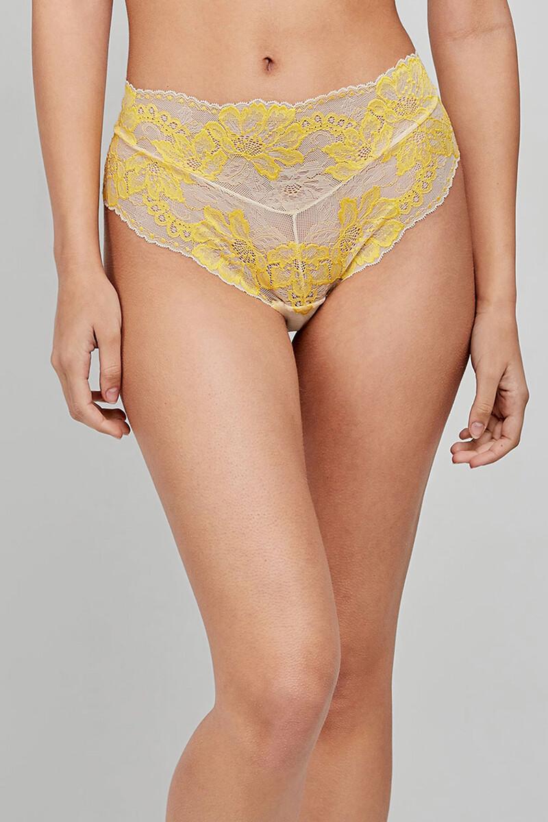 women'secret Braga bóxer brasileña encaje beige