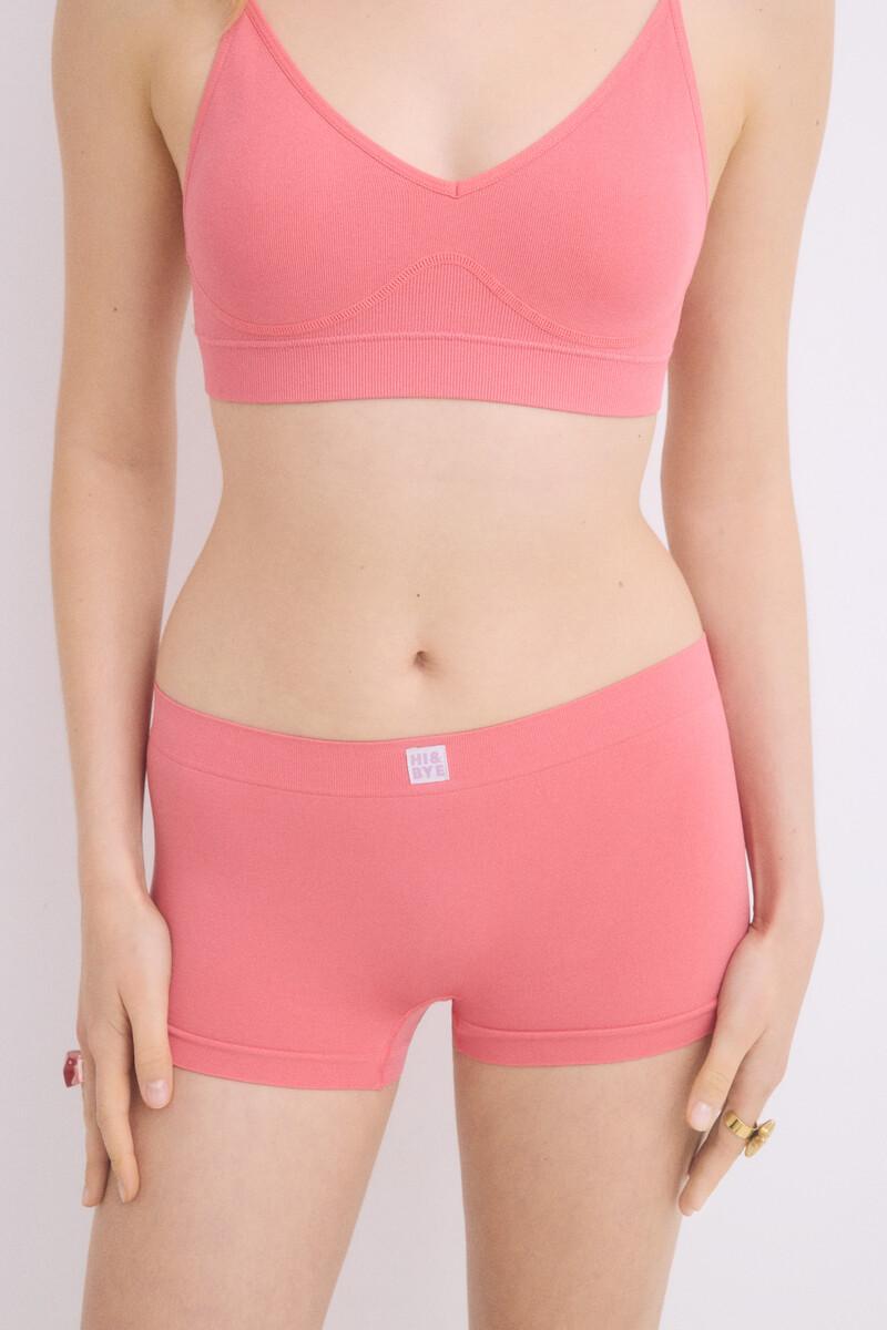 Women'secret Braga Bóxer Seamless Rosa