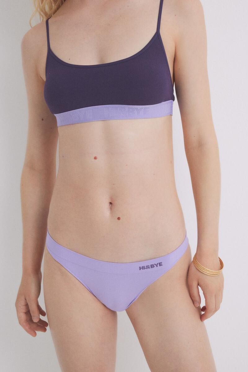 Women'secret Braga Brasileña Seamless Lila
