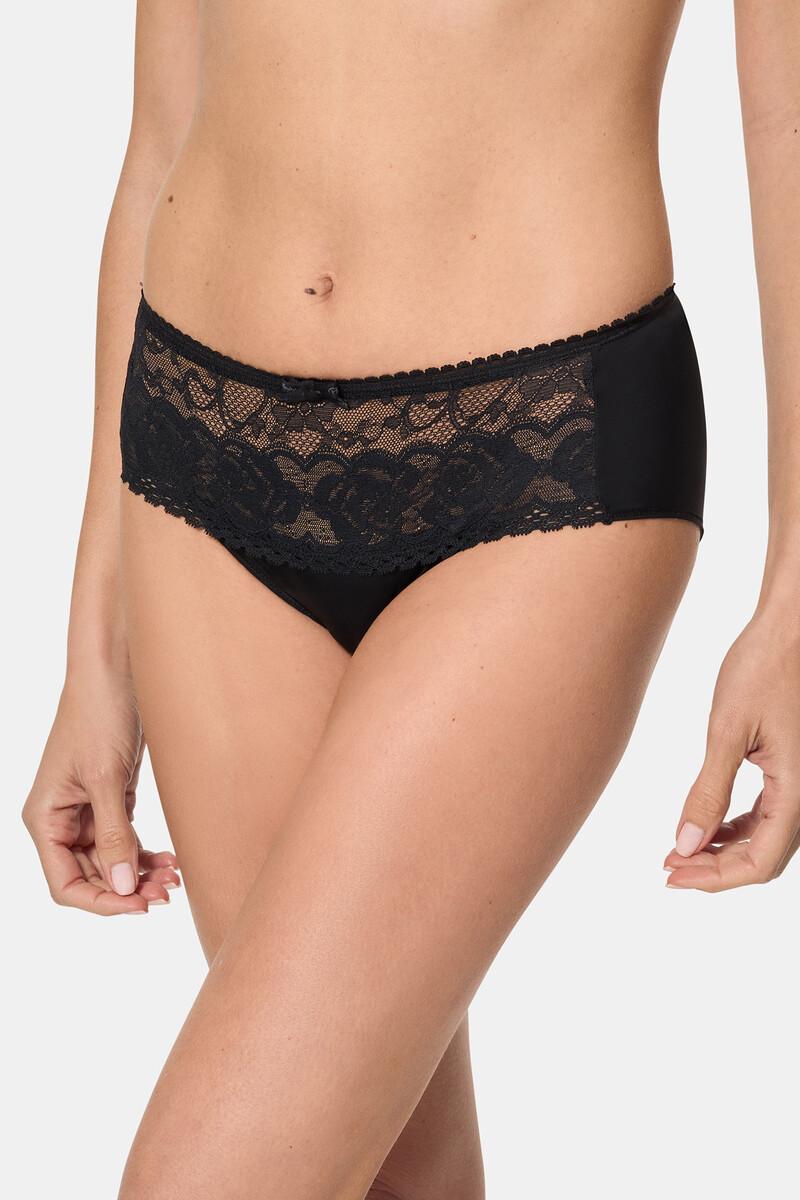 Women'secret Braga Midi De Encaje Y Microfibra