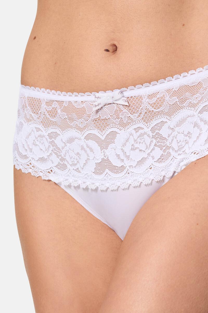 Women'secret Braga Midi De Encaje Y Microfibra