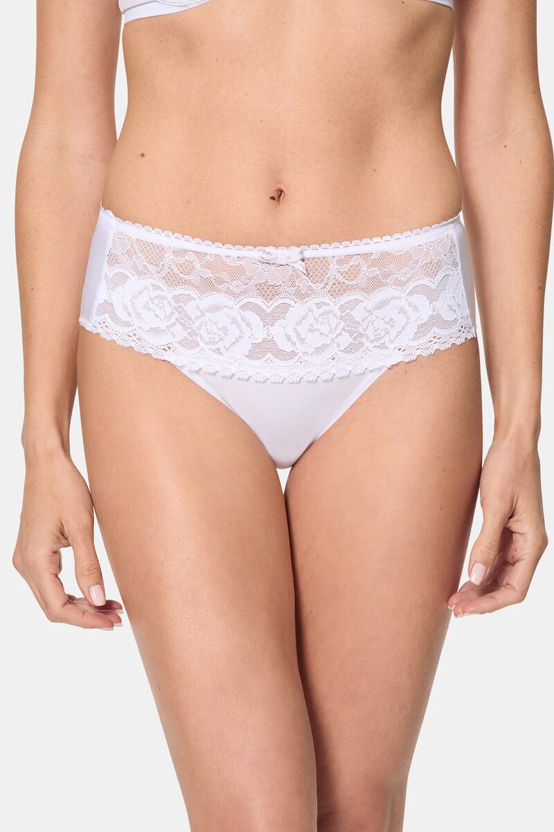 Women'secret Braga Midi De Encaje Y Microfibra