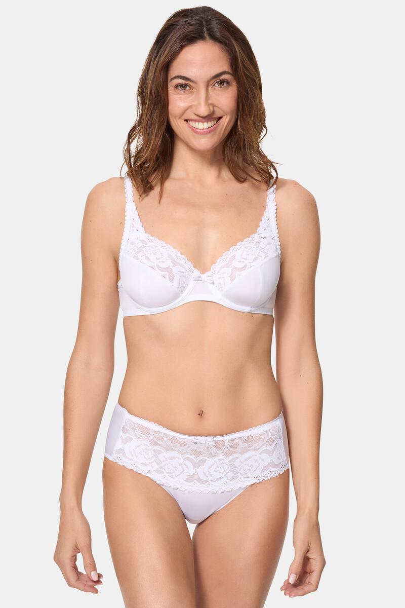 women'secret Braga midi de encaje y microfibra