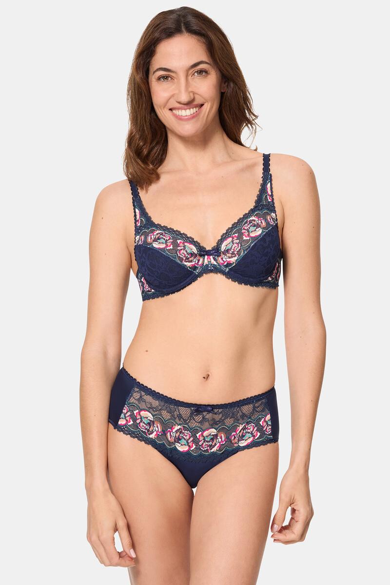women'secret Braga midi de encaje y microfibra